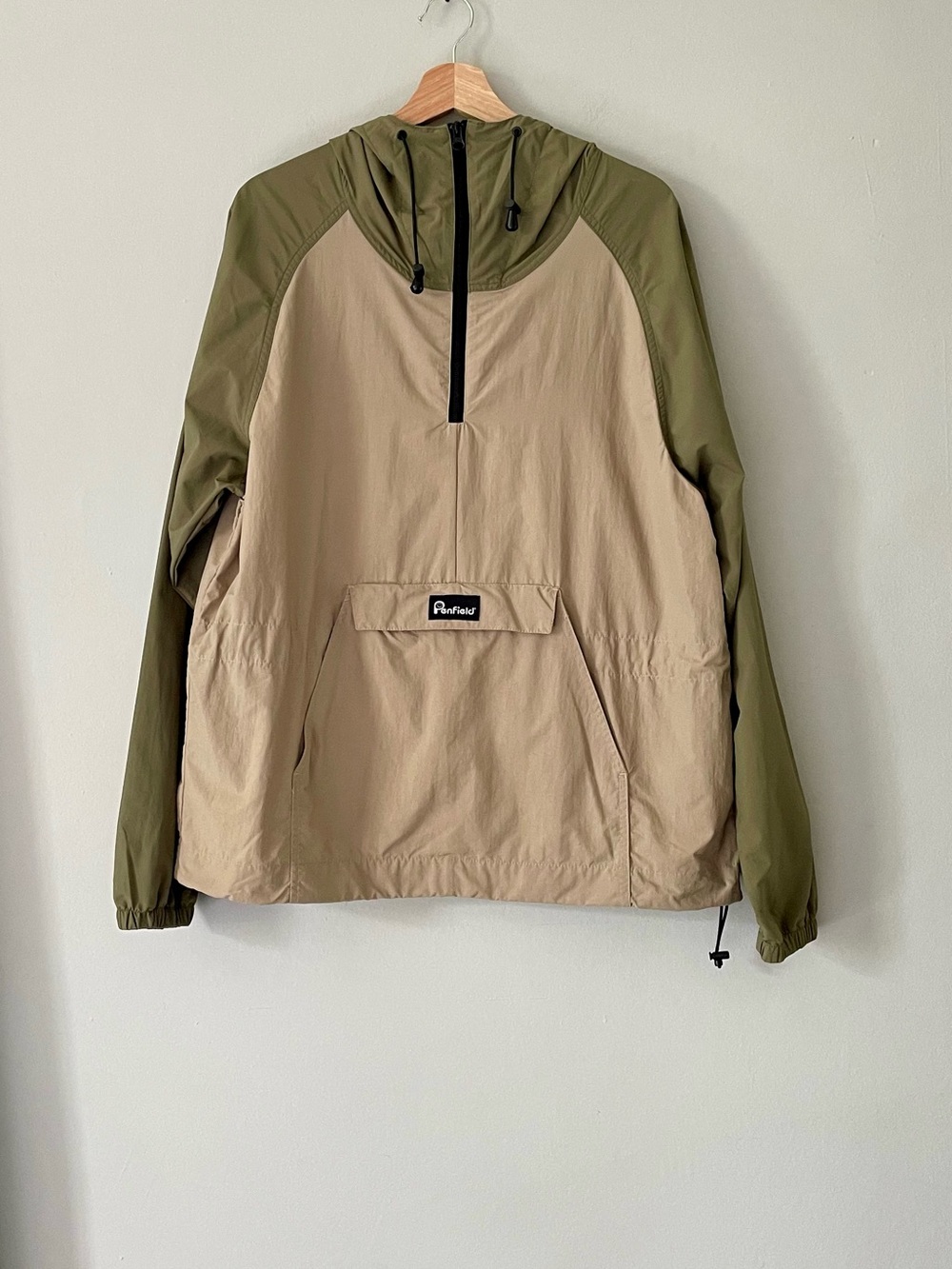 Penfield Pacjac Colorblock Nylon Popover Quarter Zip Jacket